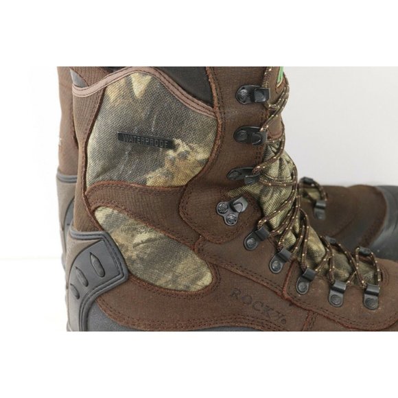 Vintage Rocky Waterproof Camouflage Leather 1000 Gram Insulated Boots main image 8